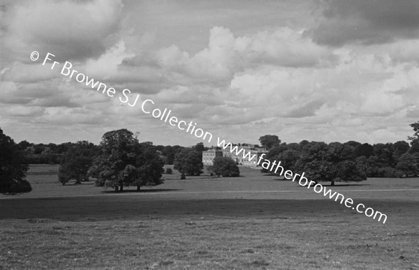 MOORE ABBEY  THE PARK AND HOUSE FROM SOUTH EAST